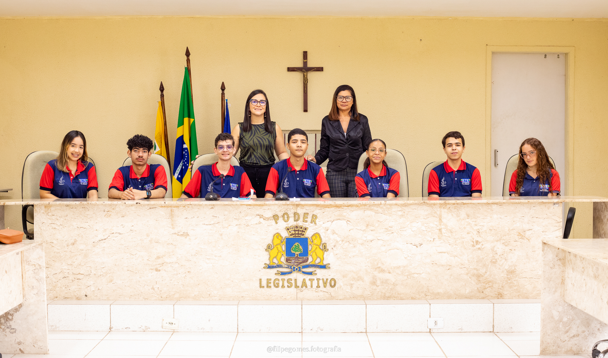 CÂMARA RECEBE ALUNOS DE ESCOLA TÉCNICA DO JARDIM JORDÃO